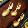 Rustproof Arc Soup Spoon Stainless Steel Serving Spoons Cutlery Dessert Spoons  Buffet