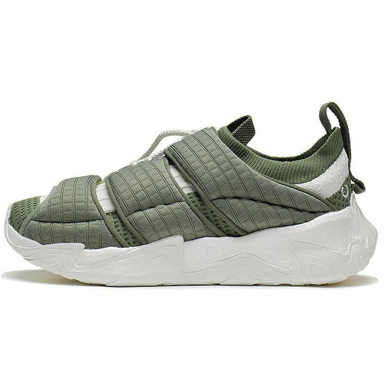 New KUNG FU x LiNing Jackie Chan Cushioning Anti Slip And Wear Resistant Rebound Low Top Casual Shoes Men's Green White AGLS135-2