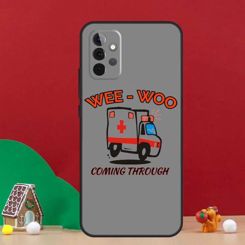 

Wee Woo Ambulance Case For Samsung Galaxy A54 A06 A16 A26 A36 A56 A53 A32 A52 A33 A13 A55 A35 A15 A14 A34 A17 Samsung A72