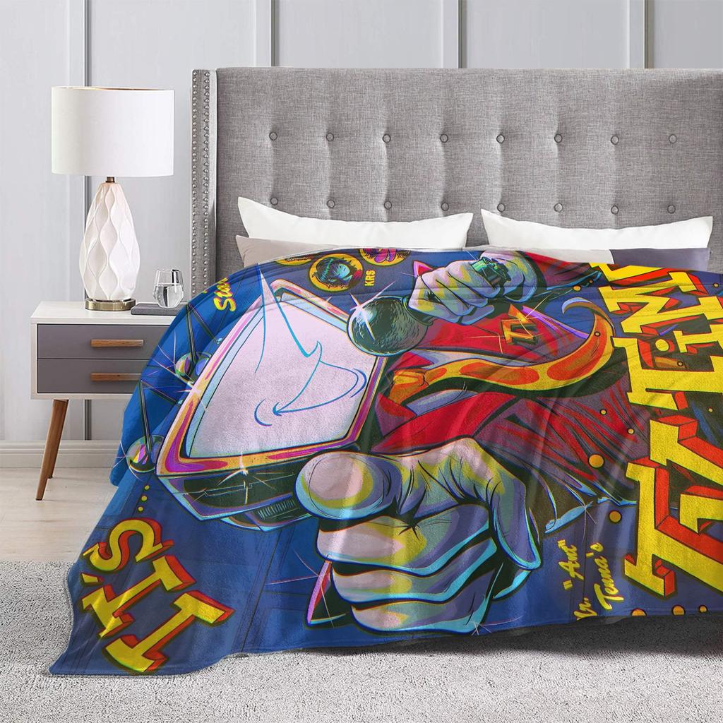 Coperta di Flanella Cartoon Tv Tenna Gioco Deltarune Coperta Morbida Calda per Viaggi all'Aperto in Aereo Copriletto Copri Divano Letto