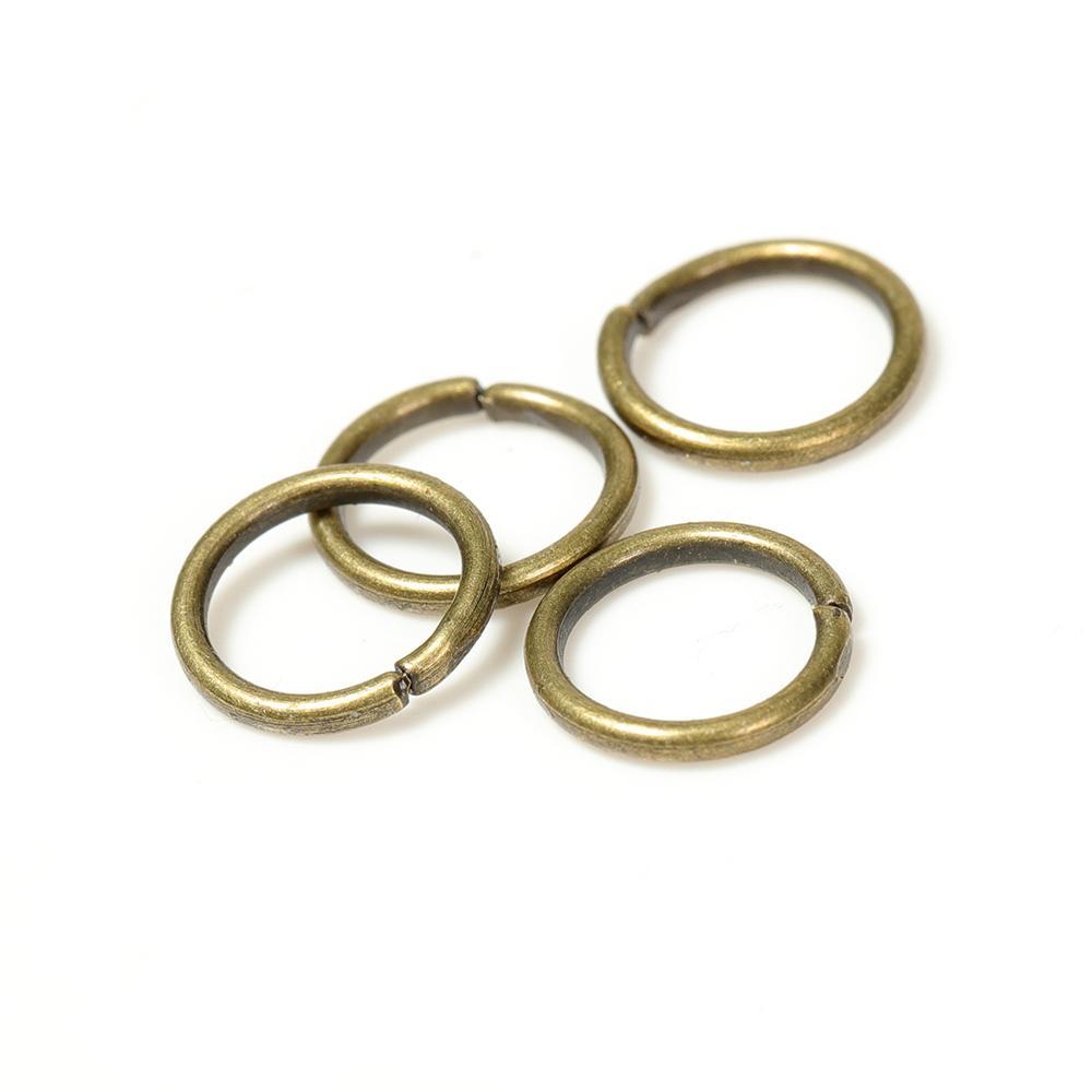 400pcs/lot Wholesale Jump Rings Gold Color Open Rings 4-10mm Split Ring Connectors for Jewelry Making DIY Findings Components