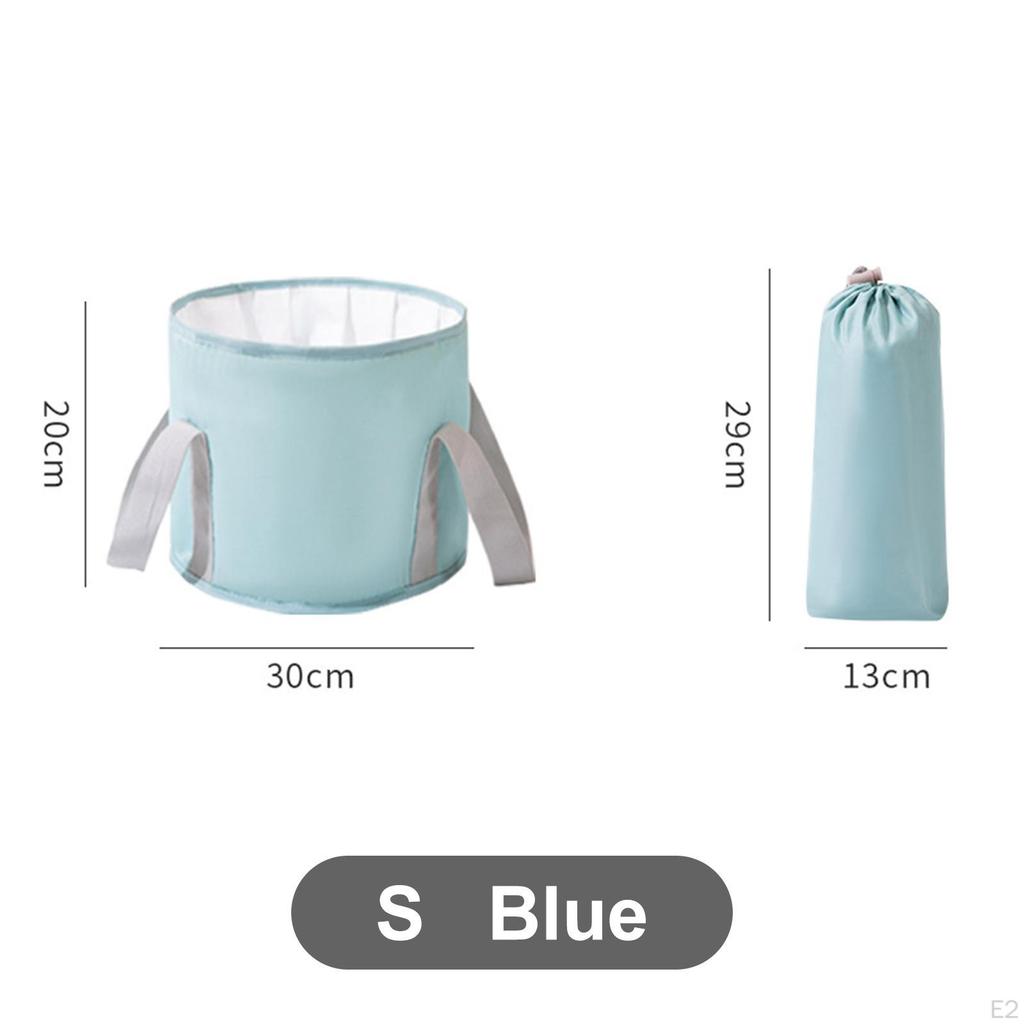 Collapsible Feet Soaking Bag Container Washbasin Washing Basket with Handles
