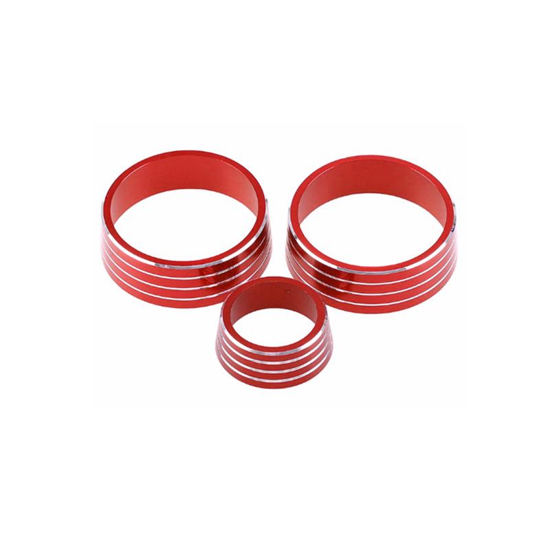 

Fit 14-20 Greiz Crider Air Conditioning Knob Decoration Aluminum Alloy Ring