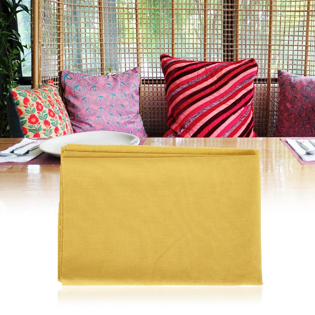DIY Sewing Cotton Linen Embroidery Cloth Fabric Clothing Accessory Crafts Plain for Home Decor14#