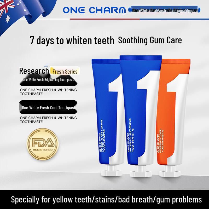 

ONE CHARM Fresh & White Australian Toothpaste