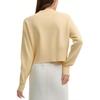 Fila Original Solid Color Fashion Casual Comfortable Short Pullover Knit Sweater Women Sweater Orange Beige F51W449401F-BG