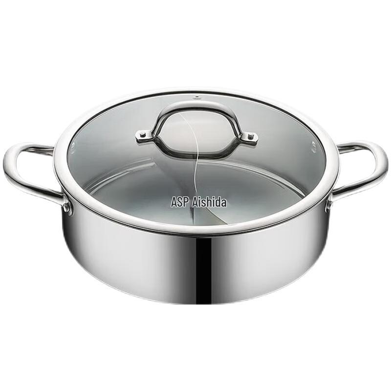 ASD 304 Stainless Steel Dual-Flavor Hotpot
