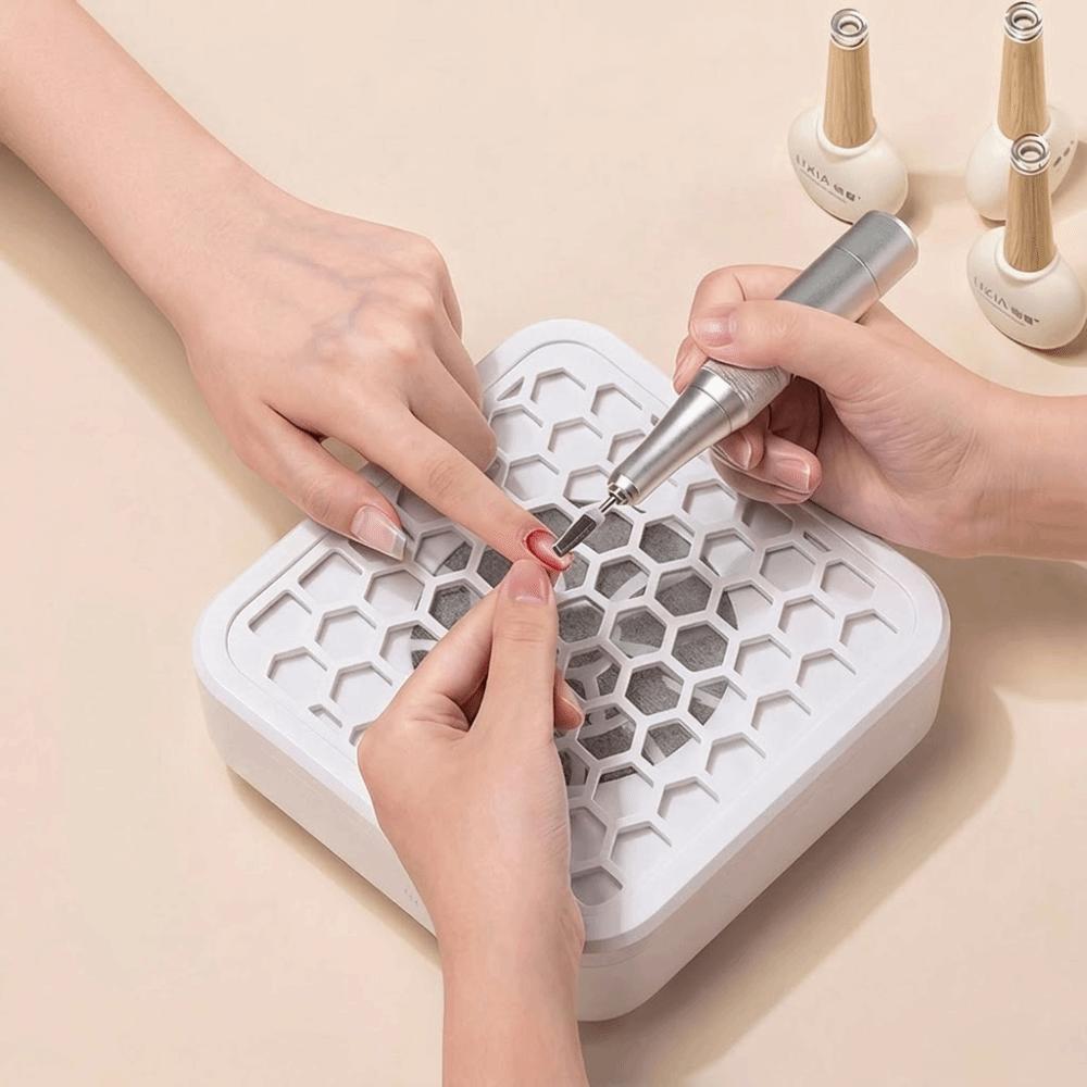 Strong Suction Nail Dust Collector USB Honeycomb Nail Vacuum Cleaner  Nail Polish Remover