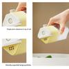 Dual-purpose quantitative salt tank kitchen press seasoning bottle moisture-proof salt-spreading square double-mouth bottle