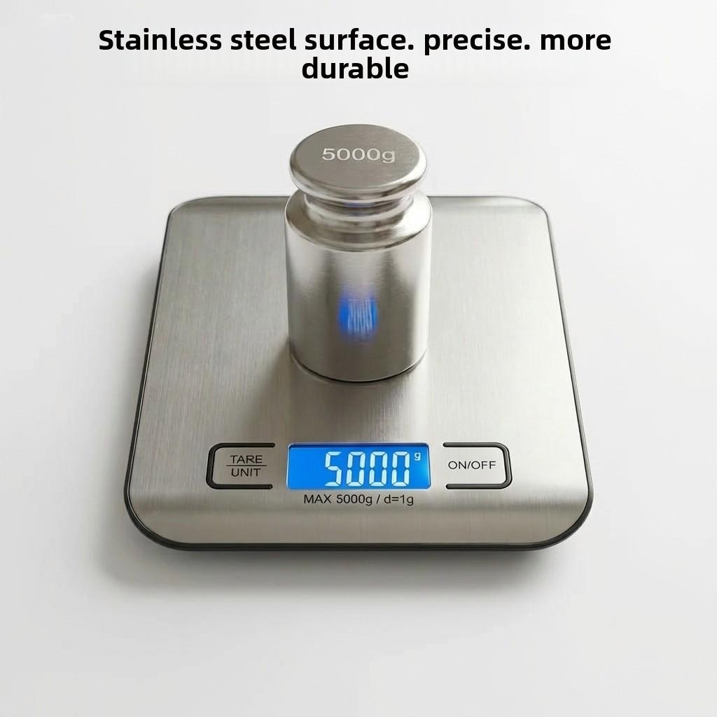 Electronic Kitchen Scale With Auto Shutoff And Overload Protection For Baking And Coffee Use