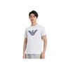 Emporio Armani Letter Logo Print Short Sleeve T-Shirt Men Tops White 1JPZZ-8N1TN5-0147