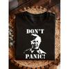 Men'S Dad'S Army Don't Panic T-Shirt - British Comedy Classic Tee with Wartime Slogan, Vintage Soft Short Sleeve Shirt (S-XXL) for Casual Wear &