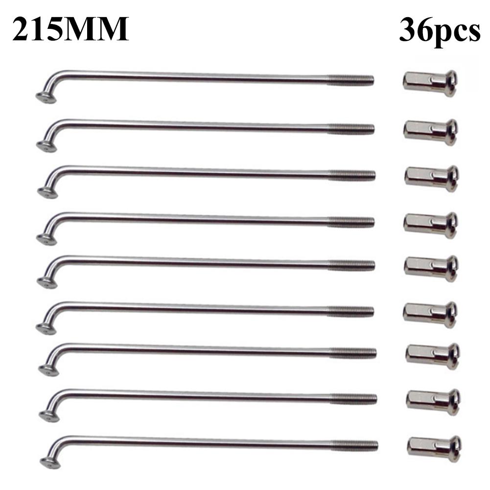 Puntos Electric Bicycle 36Pcs 60-305mm 12G E-bike Wheel Tire Steel Spokes Bike Parts