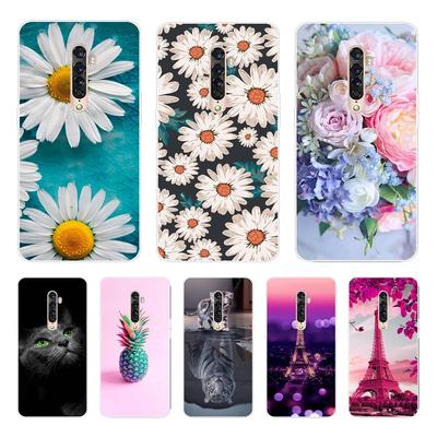 Für OPPO Reno Fall Weiche TPU Silikon Cartoon Zurück Abdeckung für OPPO Reno 2 Reno2 Telefon Fällen TPU Schwarz Bumper für OPPO Reno Z Shell