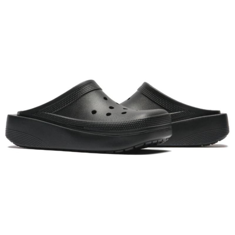 Crocs Classic Clogs Blunt Toe EVA Sandals Unisex 'Black'