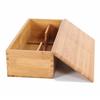fieldlabo Bamboo Chopstick Holder/Cutlery Case with Lid, Commercial Use (Set of 1)