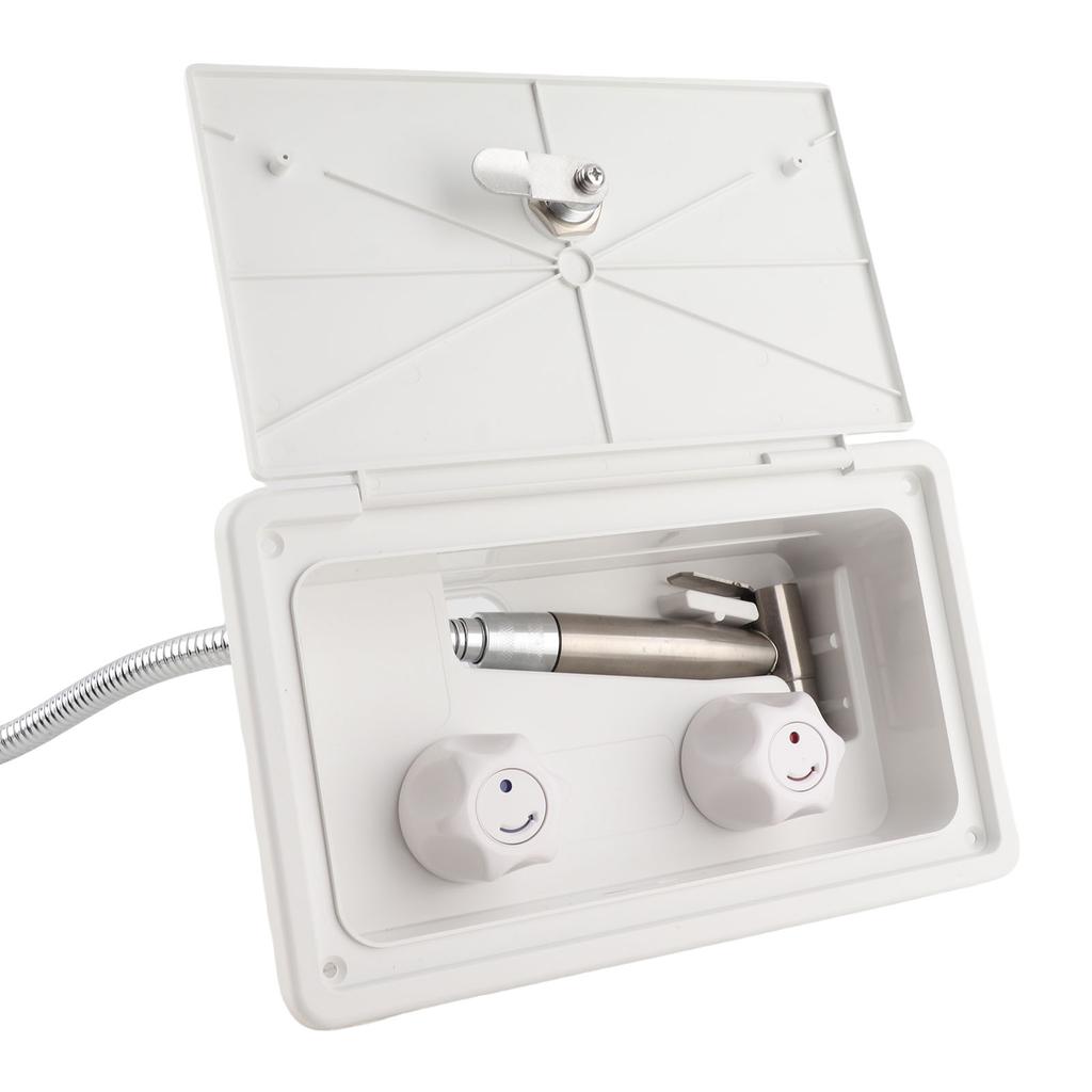 Exterior Shower Box Kit 1.5m Metal Hose Outdoor Washing Spray Box Set for Rv Campervans Trailer Boats Yachts