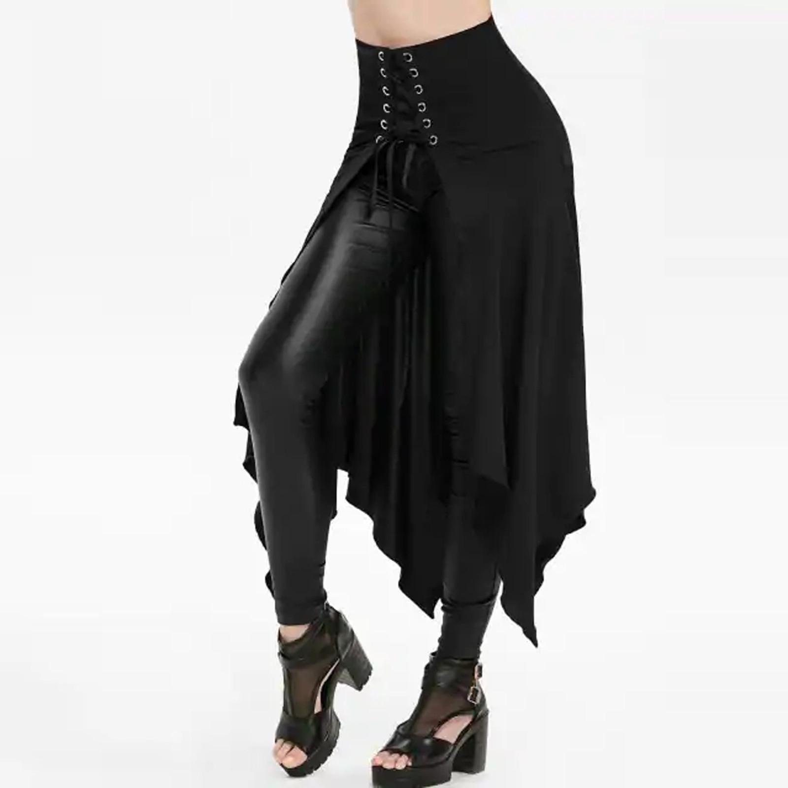 Женская шитье нерегулярной юбки на бретелях — фото 8