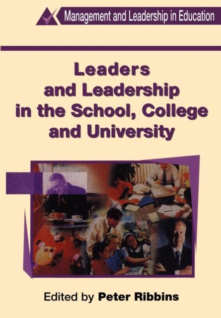 The Leaders and Leadership In Schools Book