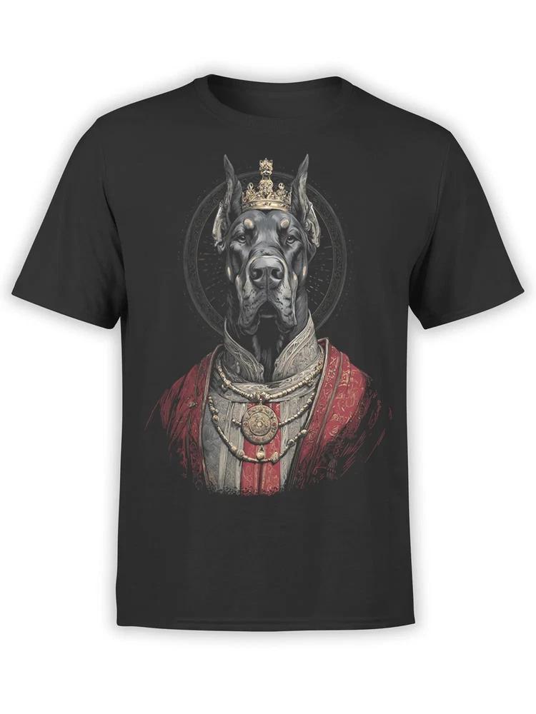 Crowned Dane Dog Tshirt Unisex S
