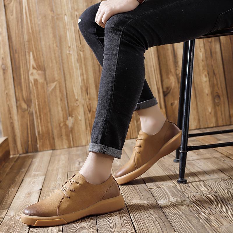 Herren Lederschuhe Schnürschuhe Wanderschuhe