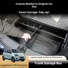 Passend für Leapmotor T03 2022-2025 Auto Spezielle Kofferraum-Aufbewahrungsbox Organizer Trennwand Modifikation