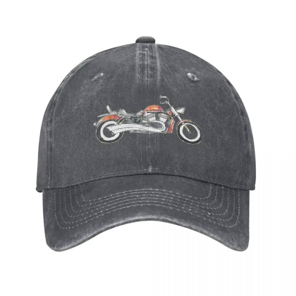 Bike Chopper Baseball Cap Fishing Caps Unisex Sunhat Beach Outing Hiking Hat Women Beach Fashion Unisexs