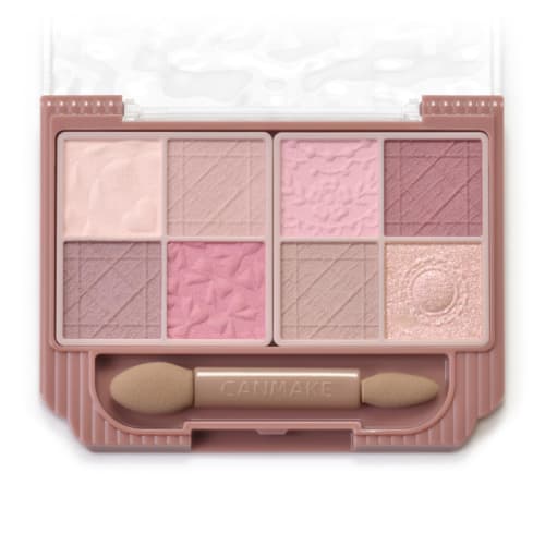 Canmake Petite Palette Eyes (Matte Type) M02 Romantic Fog 2g Eyeshadow Multicolored Eyeshadow Lame Pearl Blueish Pink