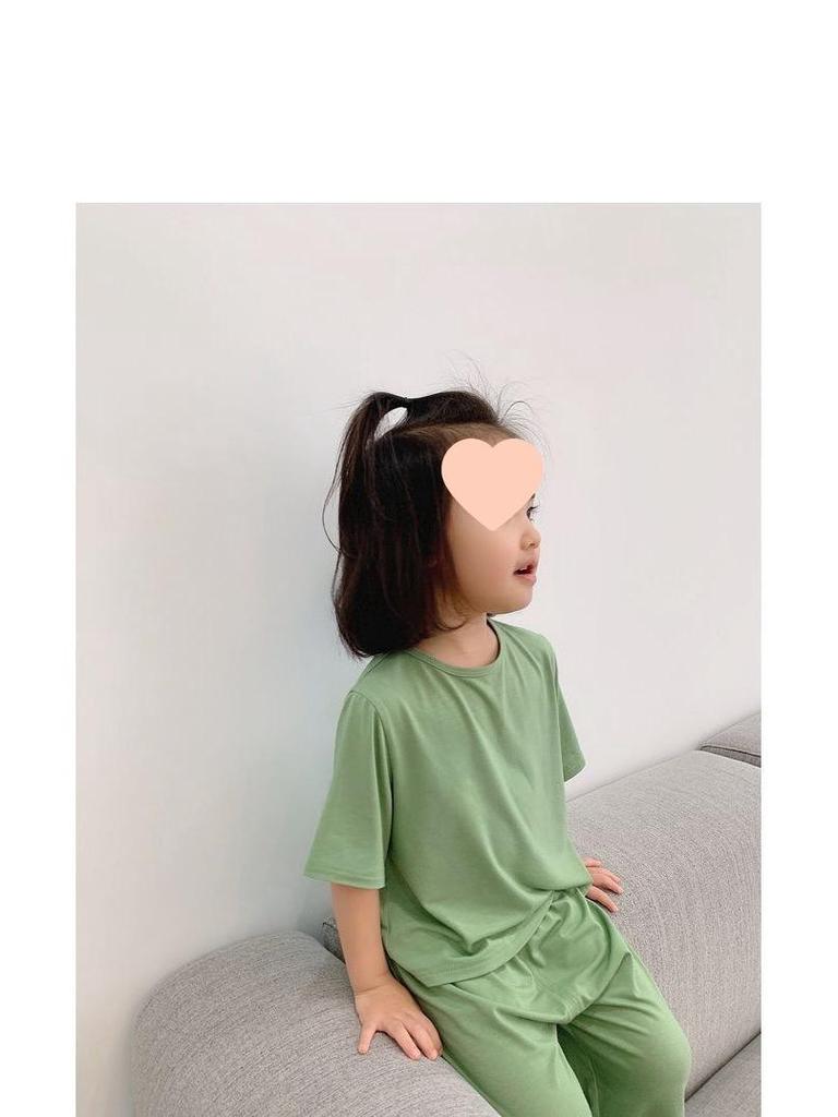 Children's Summer Modal Pajama Set - Soft, Lightweight, and Loose Fit for Boys and Girls