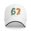 Carino 67 Meme Dinosauro Sei Sette Numero 6 7 Paleontologia Casual Cappellino da Baseball Escursionismo Cappellino Trucker Primavera Uomo Cappellini da Baseball alla Moda