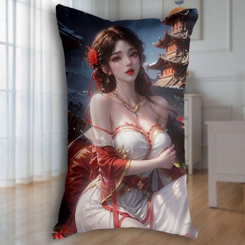 Anime Student Dormitory Room Bedroom Sleeping Pillow Sofa Decorative Cushion