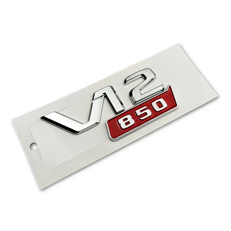 ABS Car Rear Trunk Badge Sticker Body Side Emblem for Mercedes Benz V12 700 800 850 900 W213 W210 W207 W205 CLK CLA GLC GLS ML