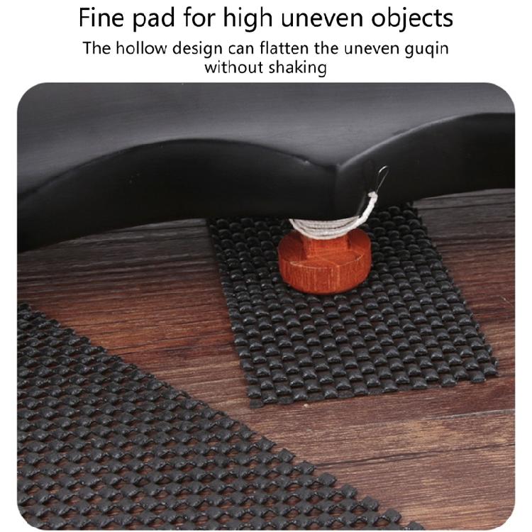 1Pair Guqin Nonslip Mat Zither Foot Floor Pad Chinese Zither Mats Accessorys