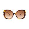 BURBERRY B. STRIPE Elegant Modern Holiday Travel Sunglasses Women's Tortoiseshell