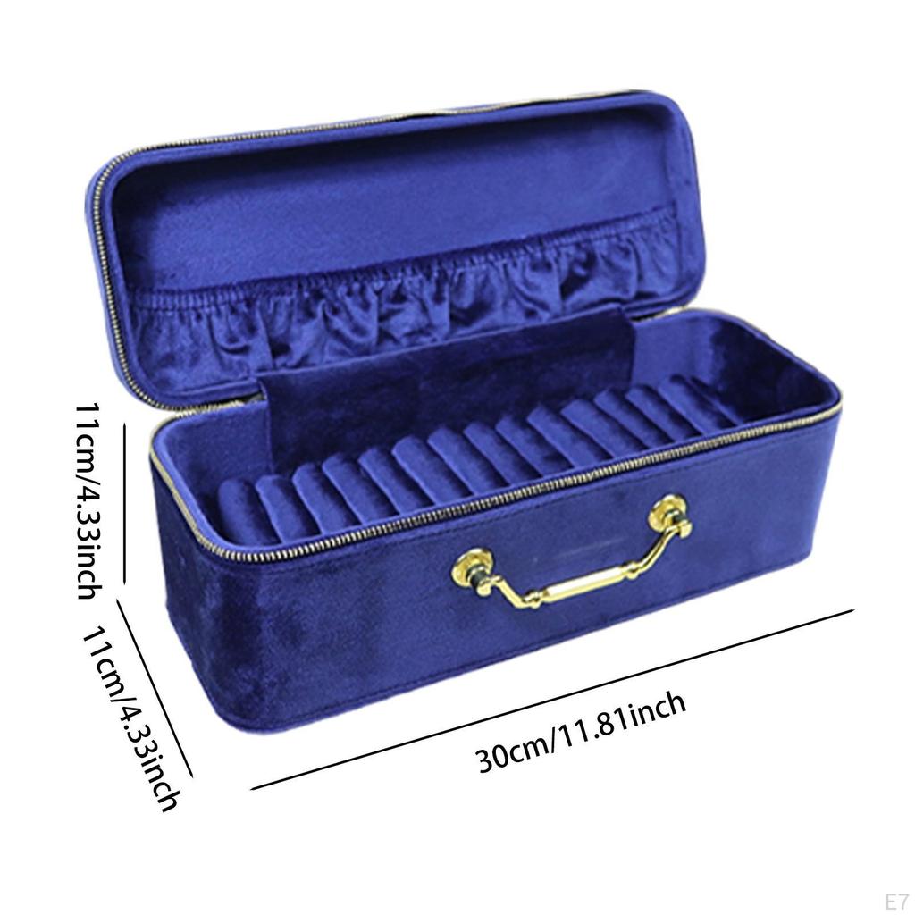 Bangle Box Bracelet Necklace Jewelry Display Tray Case Dustproof Portable