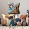 Anime BLSS-Sasaki And M- Miyano Pillow Case Comfort Sofa Bed Silky Elegant Invisible Zipper Custom Decorative Cushion Cover