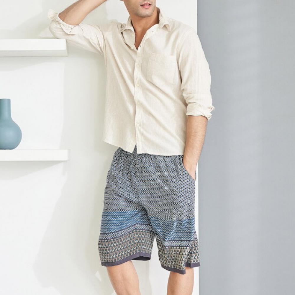 L Affair Men S Rayon ShortS LmhSS207