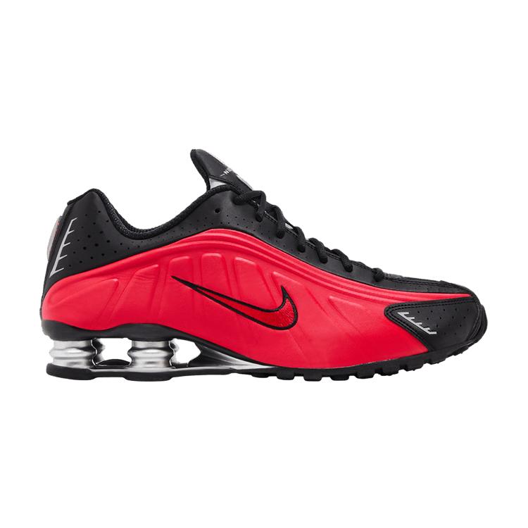 Nike Shox R4 University Red Black Metallic Silver 41