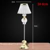 1:12 Dollhouse Retro European Style Mini LED Lamp Reading LED Table Light Lamp Wall Light Battery Powered Room Outdoor Decor Toy
