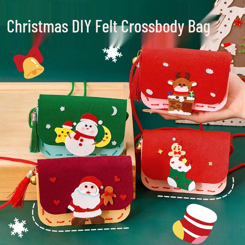 

Набор для изготовления рождественской фетровой сумки своими руками