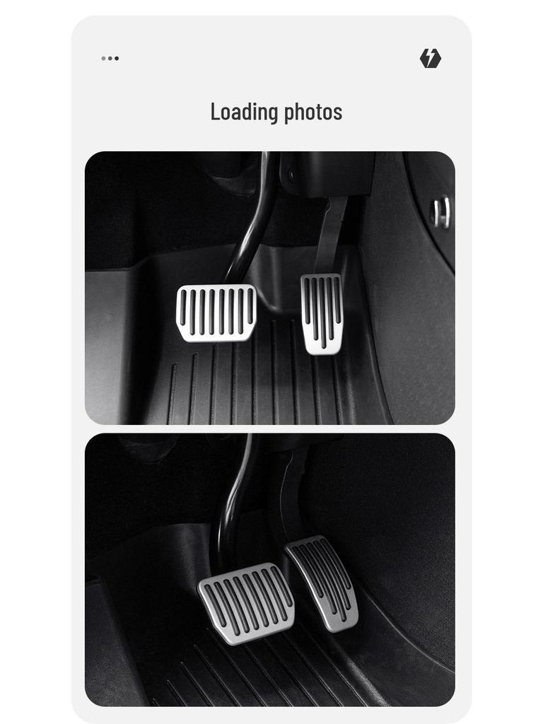Tesla Model 3/Y Accelerator & Brake Pedal Metal Cover - Interior Accessory