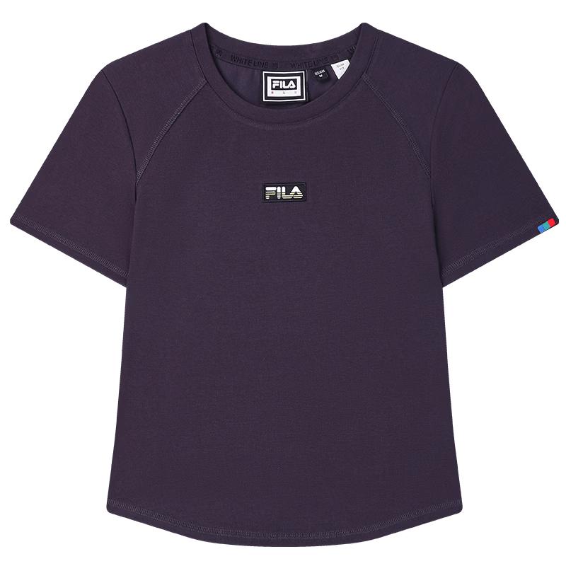 FILA Women s Slim Fit Knit Short Sleeve T-Shirt L