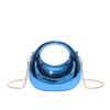 New fashion chain mini bag glossy acrylic lipstick change bag shoulder messenger dinner bag