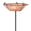 Solar Fountain Bird Bath for Outside Cascading Bird Bath Fountain Solar Powered Fountain Bird Bath with Metal Stake Attracts Birds for Garden Patio