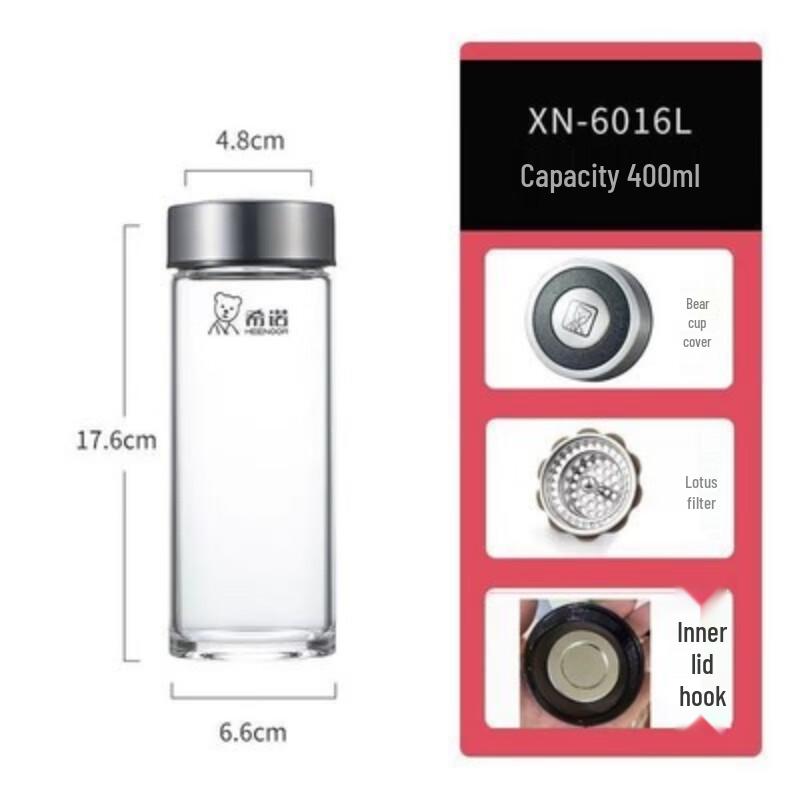 Zhi Shi Single Layer Glass Tea Infuser Cup