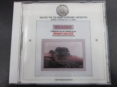 CD BRUNO WALTER COLUMBIA SYMPHONY ORC  Brahms Symphony No. 1 Walter 30DC745 CBS SONY Japan Classical Used