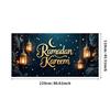 Bannière Ramadan Kareem Toile de fond Lanternes Lumières Décoratif Festival Fête Événement Célébration Graphique Décor Islamique Arrière-plan