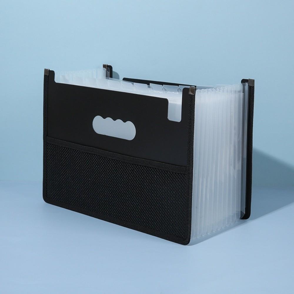 13/25 Pockets Accordion File Folder A4 Multi-Layer File Bag Portable Expanding File Box Student
