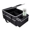 Trunk Organizer For Car Car Trunk Storage Organizer With Multiple Compartments Cup Holder Foldable For Travel Interior Bed Road