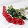 Silk Rose Single Artificial Flower For Wedding Decor And Interior Enhancement
